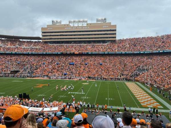 Neyland Stadium, section: R, row: 36, seat: 18