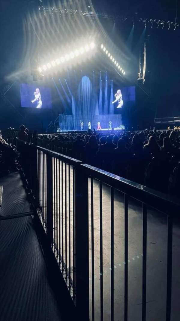 The O2, London, section: 103, row: 3, seat: 95-96