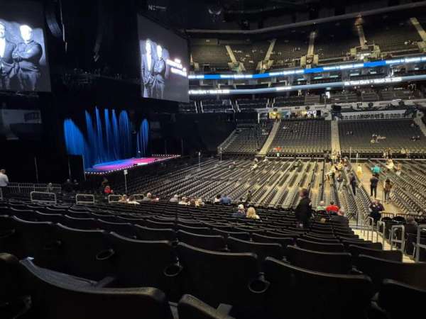 Spectrum Center, section: 106, row: Q, seat: 2