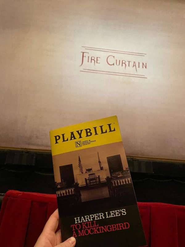 James M. Nederlander Theatre, section: Orchestra C, row: A, seat: 106