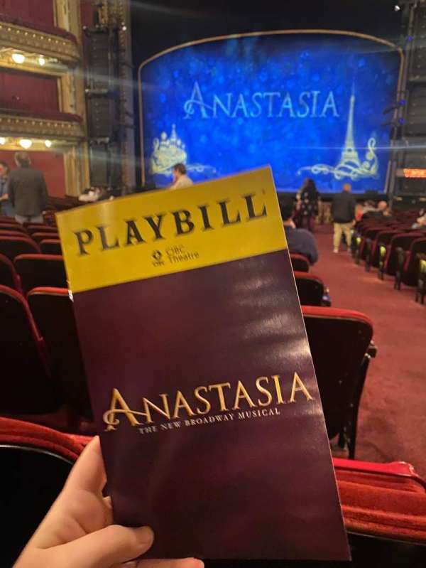 CIBC Theatre, section: Orchestra C, row: V, seat: 117
