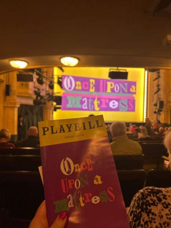 Hudson Theatre, section: Orchestra L, row: S, seat: 5