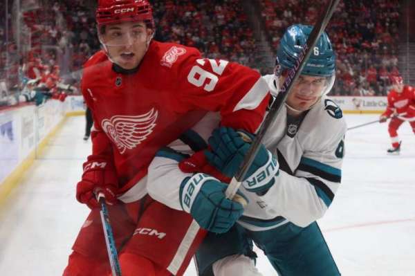 Little Caesars Arena, section: 118, row: 1, seat: 2