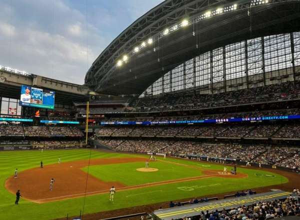 American Family Field, section: 226, row: 1, seat: 1