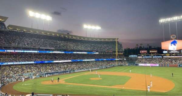 Dodger Stadium, section: 136LG, row: G, seat: 4