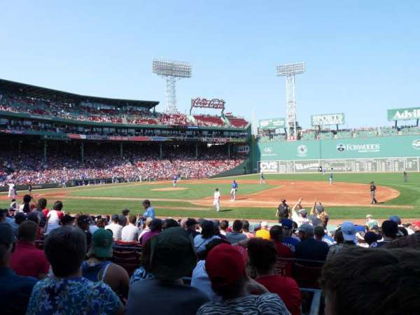Fenway Park, section: Loge Box 108, row: DD, seat: 4