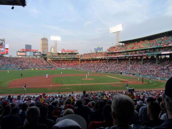 Fenway Park, section: Grandstand 26, row: 6, seat: 13
