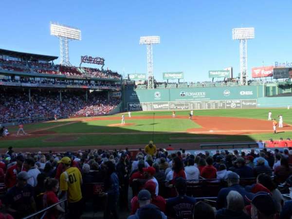 Fenway Park, section: Loge Box 115, row: FF, seat: 6