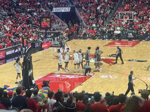 KFC Yum! Center, section: 110, row: X, seat: 10