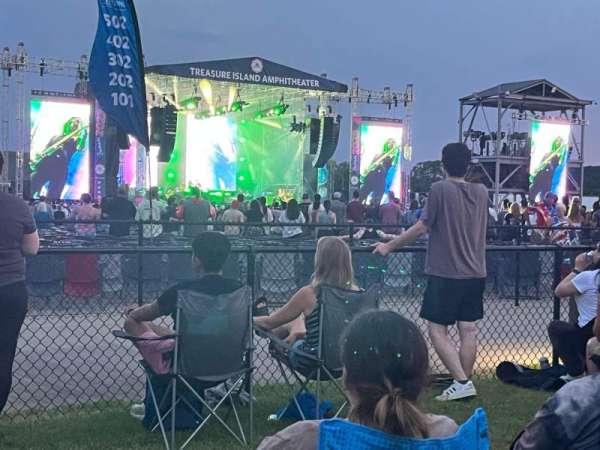 Treasure Island Amphitheater, section: The Lawn, row: GA