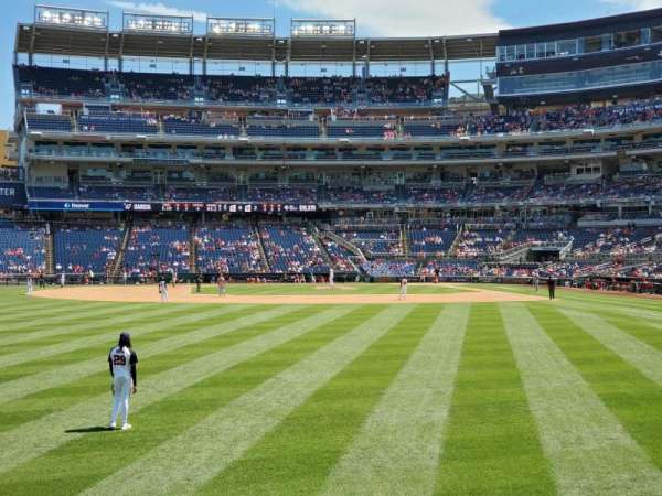 Nationals Park, section: 103, row: A, seat: 1