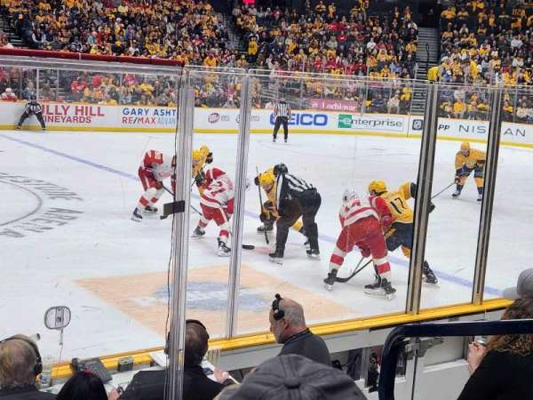 Bridgestone Arena, section: 105, row: FF, seat: 3