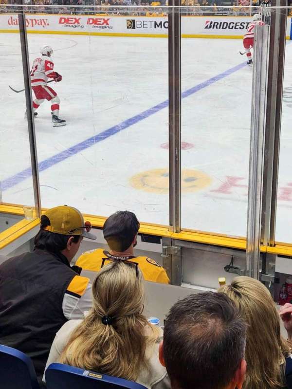 Bridgestone Arena, section: 105, row: FF, seat: 3