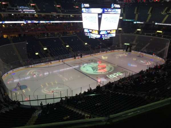 Nationwide Arena, section: 206, row: B, seat: 4