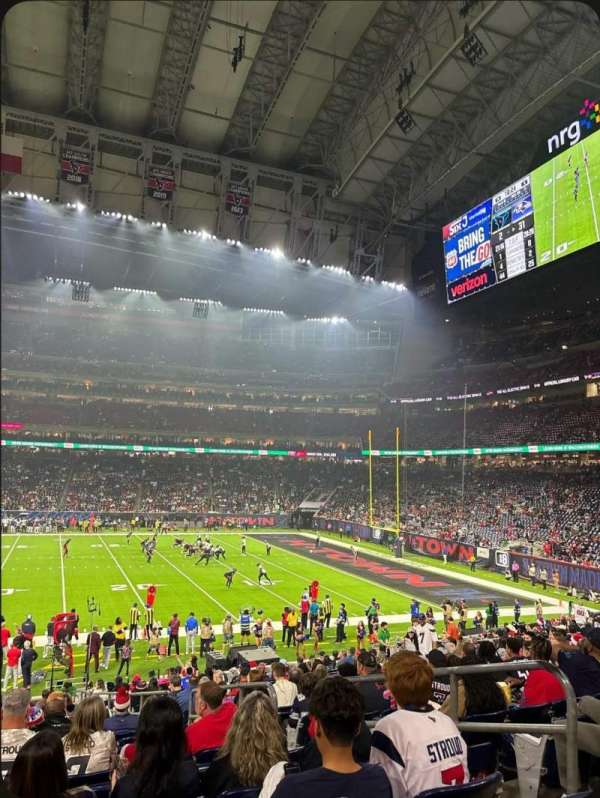 NRG Stadium, section: 105, row: Y, seat: 5