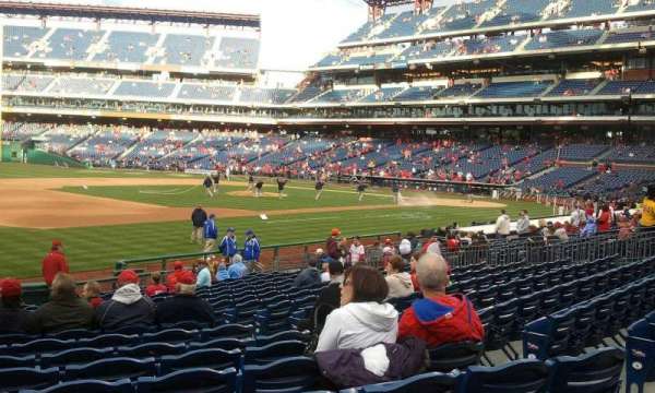 Citizens Bank Park, section: 134, row: 20, seat: 7
