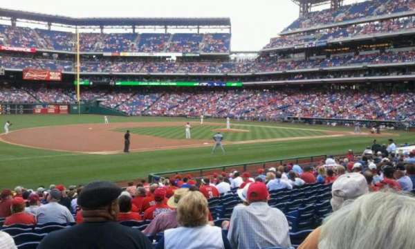 Citizens Bank Park, section: 134, row: 20, seat: 7