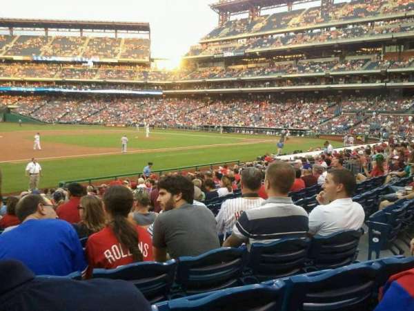 Citizens Bank Park, section: 134, row: 20, seat: 7