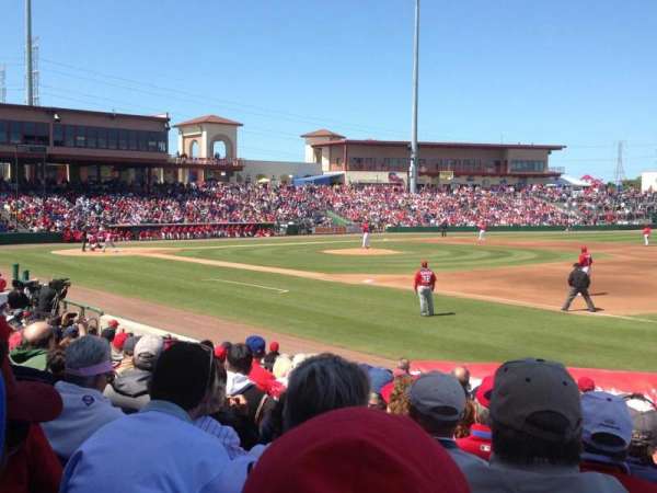 BayCare Ballpark, section: 104, row: 14, seat: 13