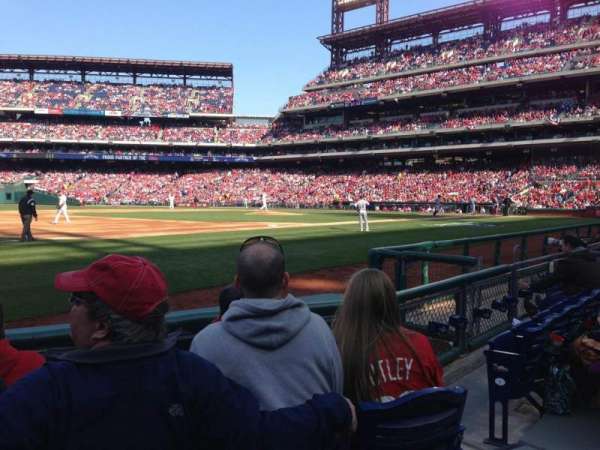 Citizens Bank Park, section: 134, row: 5, seat: 4