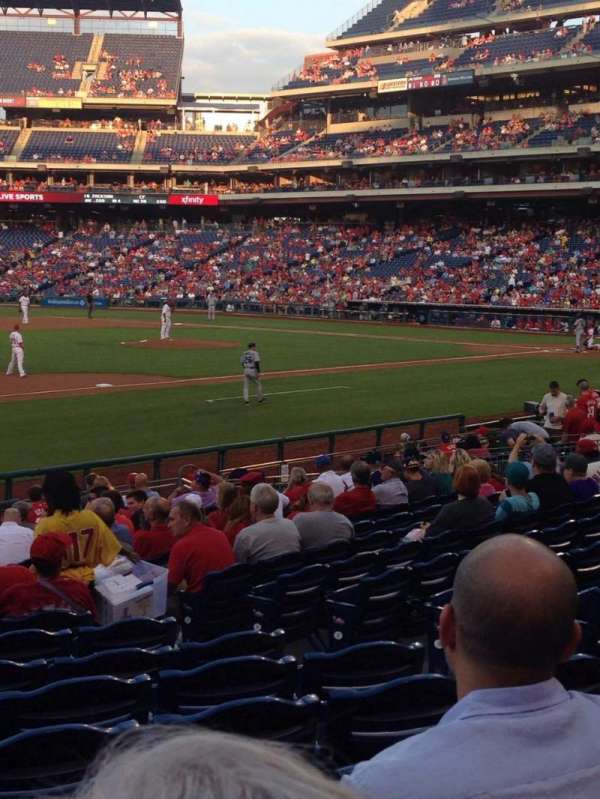 Citizens Bank Park, section: 126, row: 20, seat: 7
