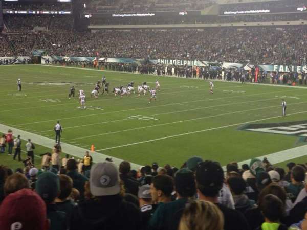 Lincoln Financial Field, section: 126, row: 26, seat: 9