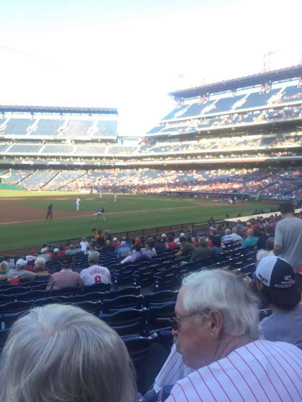 Citizens Bank Park, section: 134, row: 20, seat: 7