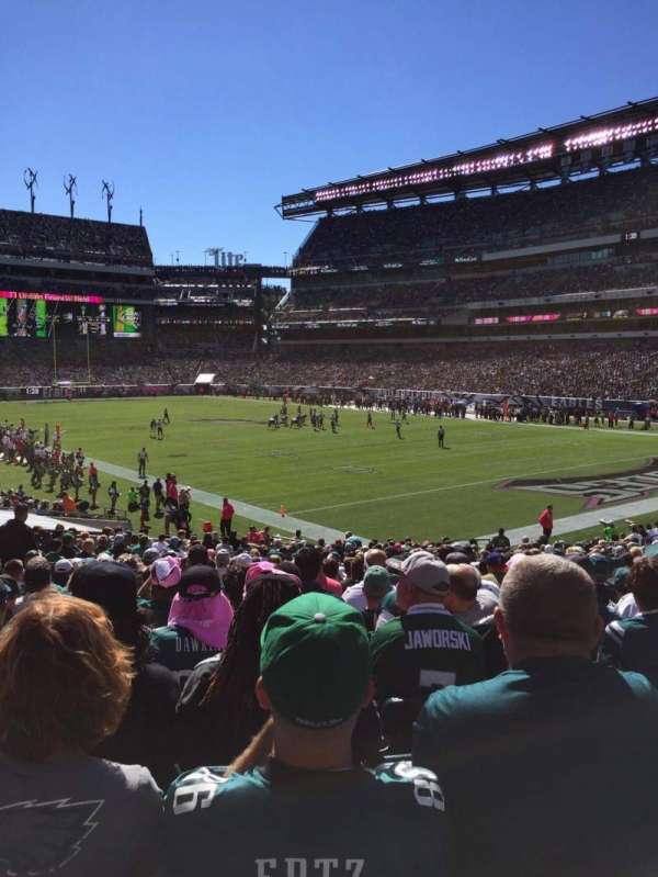 Lincoln Financial Field, section: 126, row: 26, seat: 9