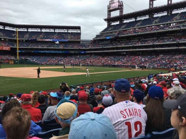 Citizens Bank Park, section: 134, row: 14, seat: 8