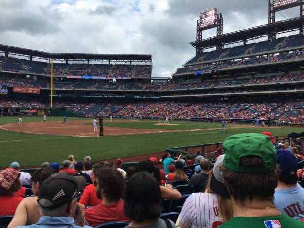 Citizens Bank Park, section: 134, row: 11, seat: 9
