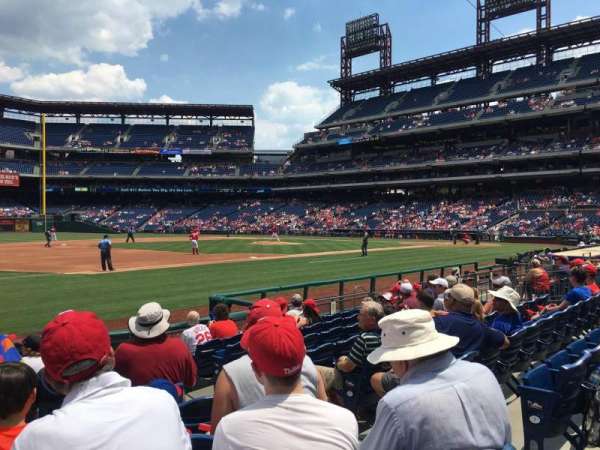 Citizens Bank Park, section: 134, row: 10, seat: 4