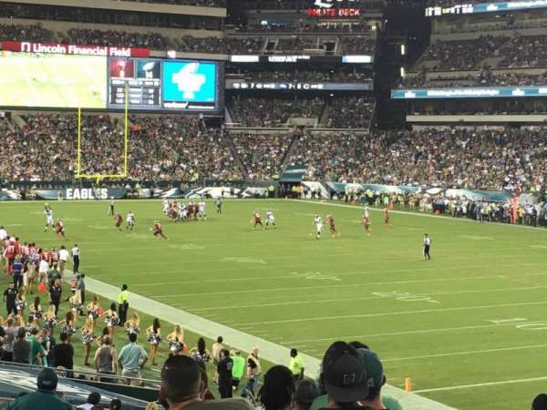 Lincoln Financial Field, section: 126, row: 26, seat: 9