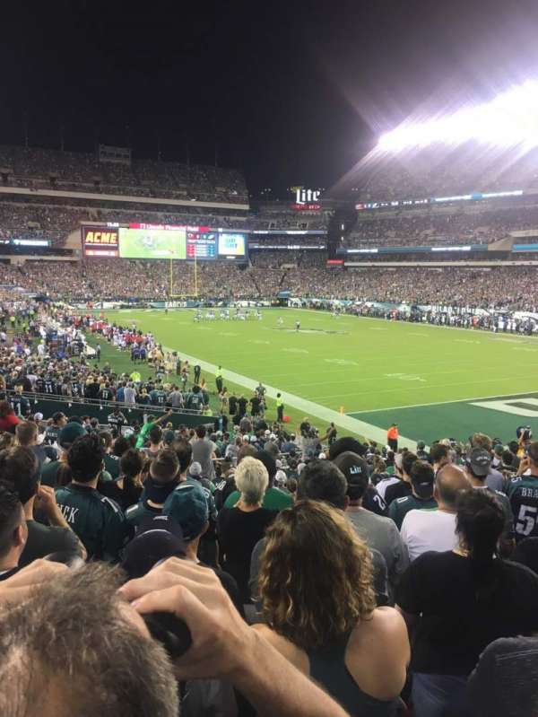 Lincoln Financial Field, section: 126, row: 26, seat: 9