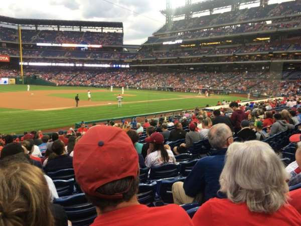 Citizens Bank Park, section: 134, row: 20, seat: 7