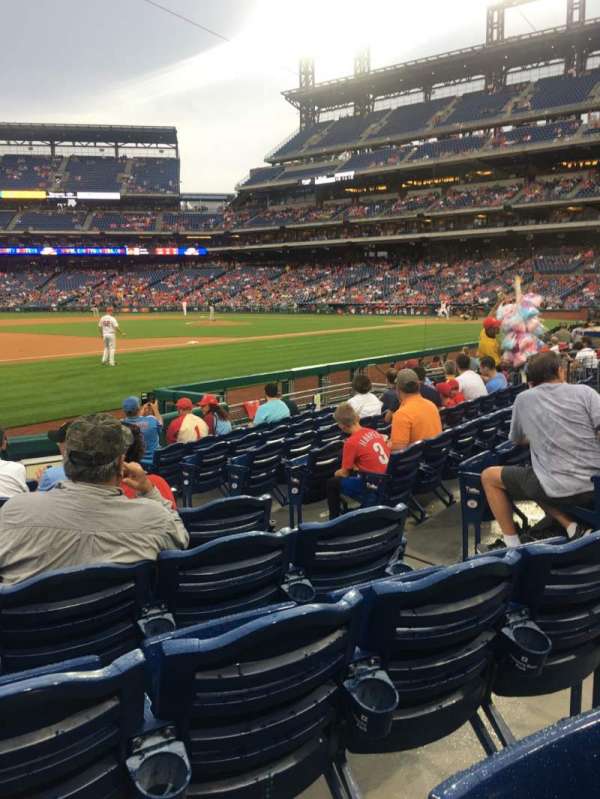 Citizens Bank Park, section: 134, row: 10, seat: 5