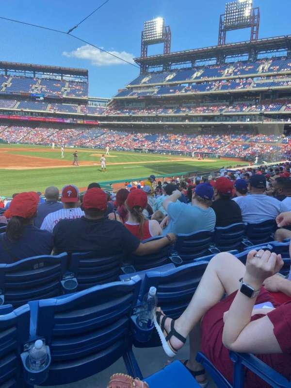 Citizens Bank Park, section: 134, row: 16, seat: 13