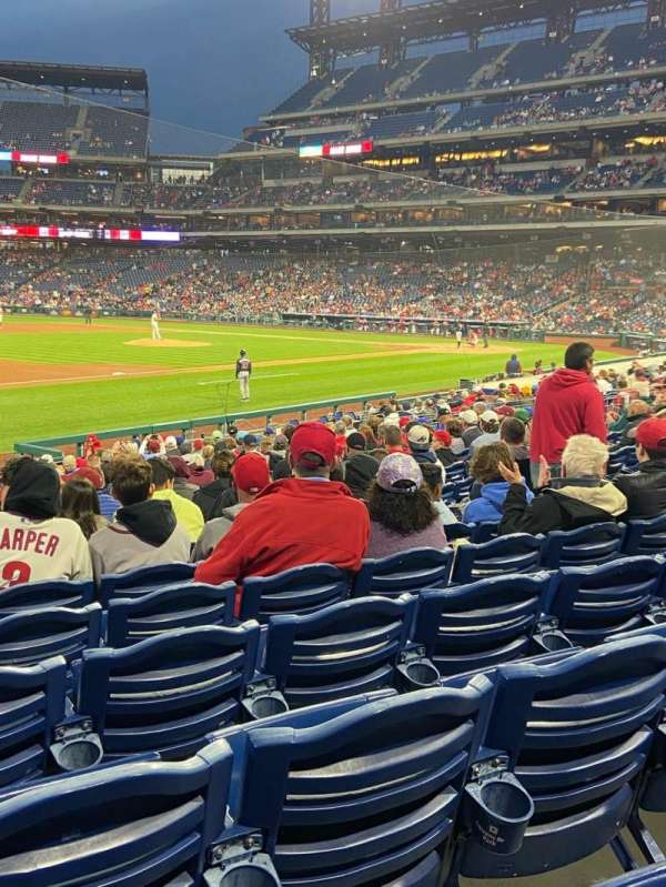 Citizens Bank Park, section: 134, row: 20, seat: 10
