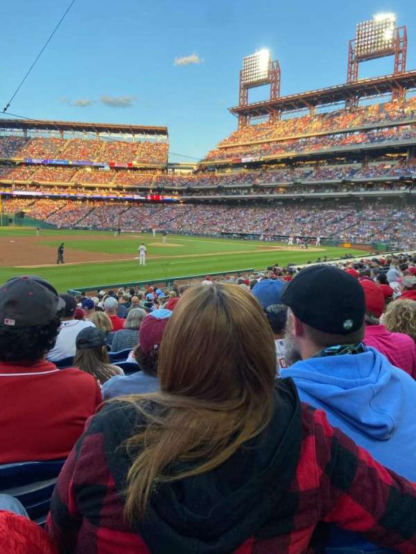 Citizens Bank Park, section: 134, row: 20, seat: 6