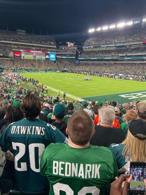 Lincoln Financial Field, section: 126, row: 26, seat: 9