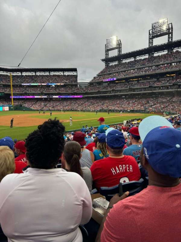 Citizens Bank Park, section: 134, row: 20, seat: 7
