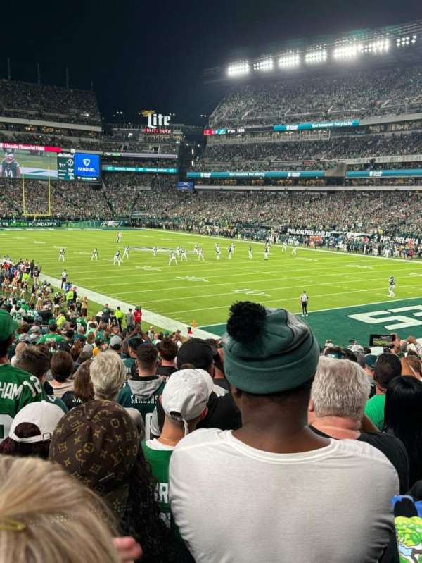 Lincoln Financial Field, section: 126, row: 26, seat: 9