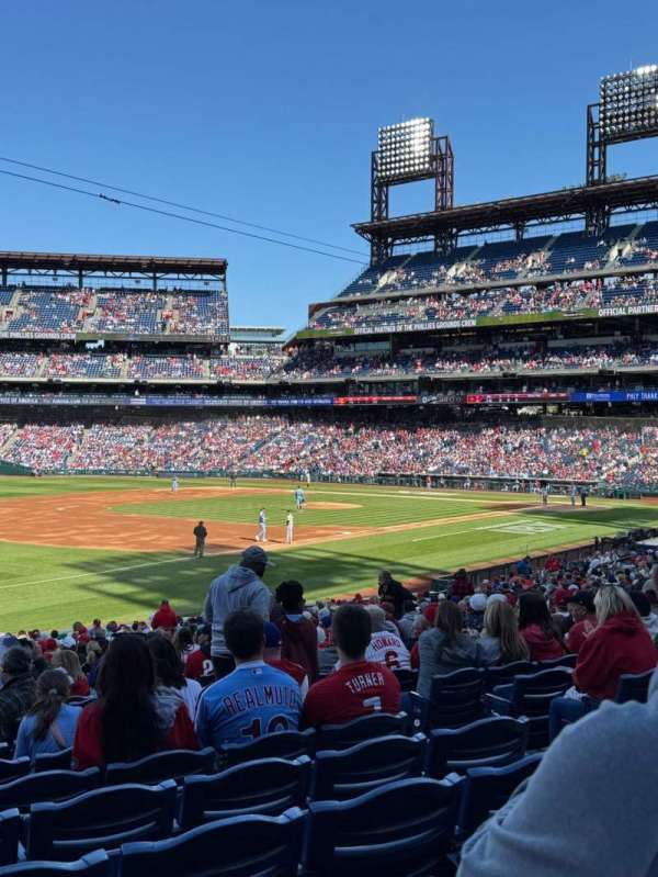 Citizens Bank Park, section: 133, row: 33, seat: 6