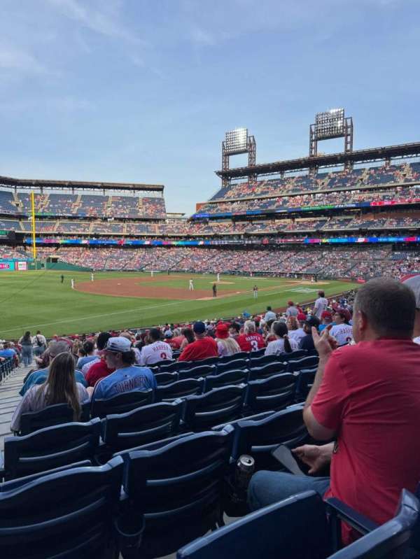 Citizens Bank Park, section: 136, row: 32, seat: 20