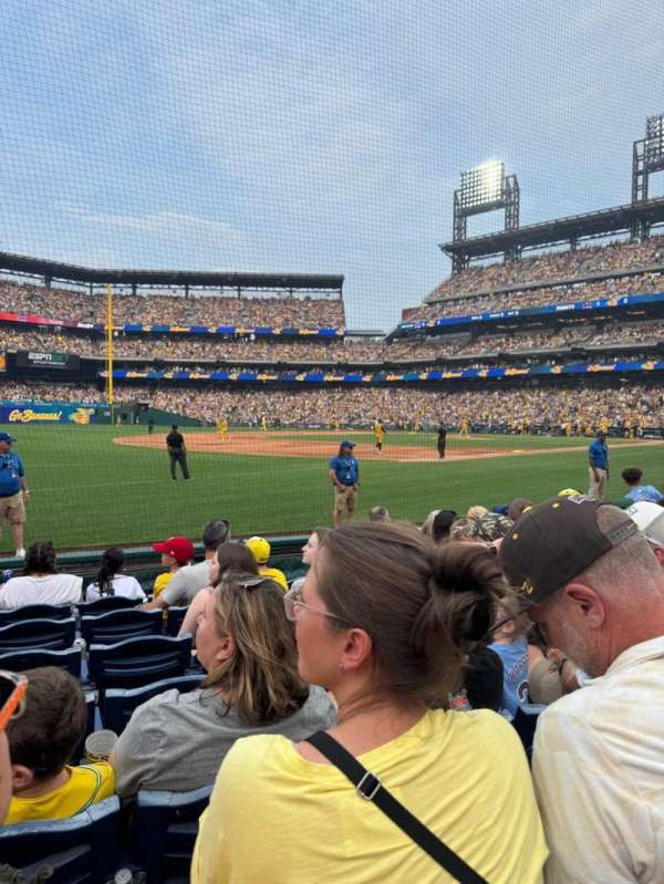 Citizens Bank Park, section: 135, row: 7, seat: 16