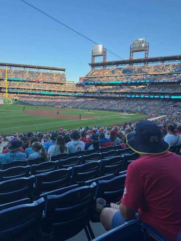 Citizens Bank Park, section: 136, row: 32, seat: 20