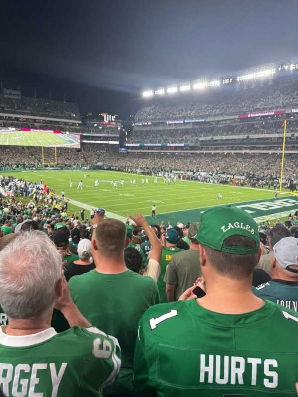 Lincoln Financial Field, section: 126, row: 26, seat: 9