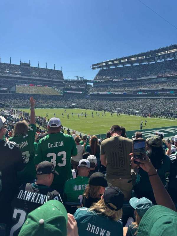 Lincoln Financial Field, section: 126, row: 26, seat: 9