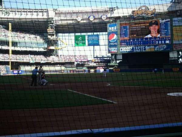 American Family Field, section: 116, row: 2, seat: 7