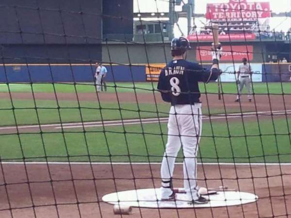 American Family Field, section: 116, row: 2, seat: 7