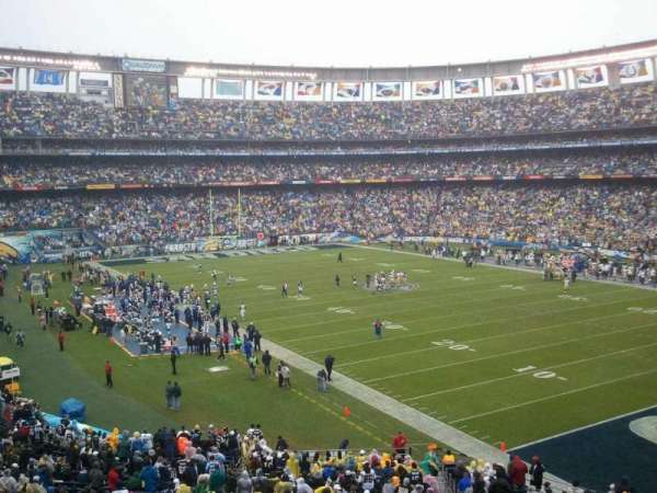 San Diego Stadium, section: P46, row: 1, seat: 7